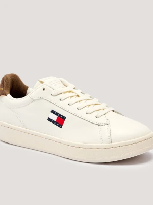 Tommy Jeans Skórzane sneakersy ARCHIVE ''''98 kremowy