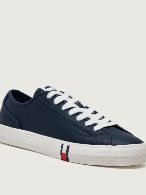 Tommy Jeans Skórzane sneakersy ARCHIVE VULC. Y2K