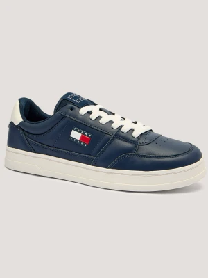 Tommy Jeans Skórzane sneakersy GREENWICH NEW granatowy