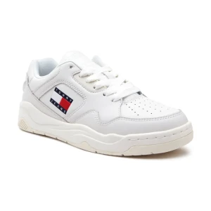 Tommy Jeans Skórzane sneakersy NEW BASKET