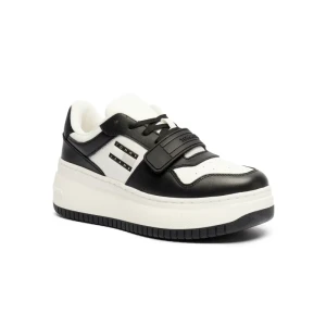 Tommy Jeans Skórzane sneakersy RETRO BASKET