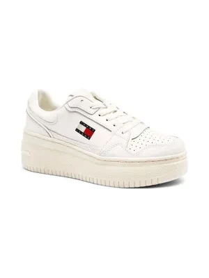 Tommy Jeans Skórzane sneakersy RETRO BASKET