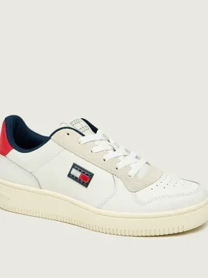 Tommy Jeans Skórzane sneakersy RETRO BASKET