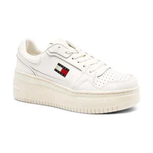 Tommy Jeans Skórzane sneakersy RETRO BASKET