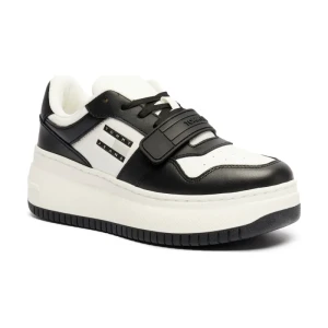 Tommy Jeans Skórzane sneakersy RETRO BASKET