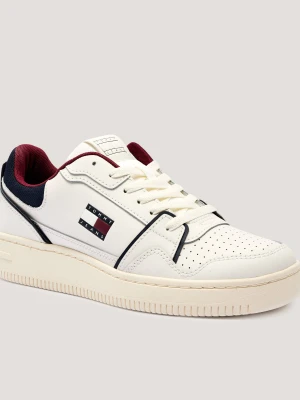 Tommy Jeans Skórzane sneakersy RETRO BASKET