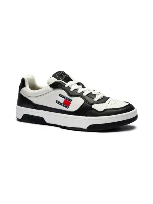Tommy Jeans Skórzane sneakersy Tjm Cupsole