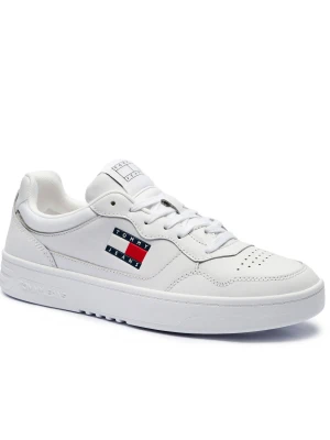 Tommy Jeans Skórzane sneakersy Tjm Cupsole
