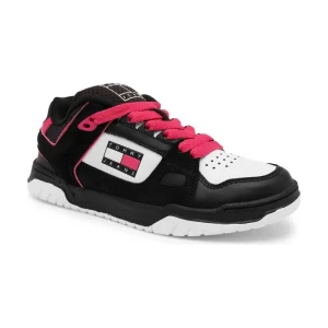 Tommy Jeans Skórzane sneakersy WMN SKATE LOW