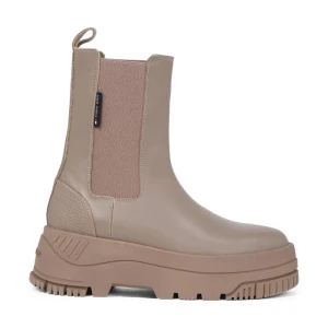 Tommy Jeans Skórzane sztyblety