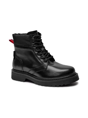 Tommy Jeans Skórzane trapery TJM LACE UP BOOT