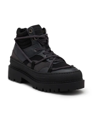 Tommy Jeans Skórzane trapery TJW HYBRID BOOT