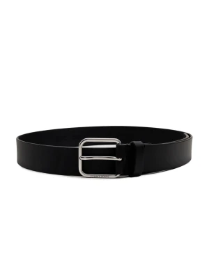 Tommy Jeans Skórzany pasek TJM SCANTON 3.5 czarny