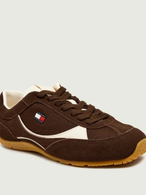 Tommy Jeans Sneakersy ARCHIVE ''97 | zamsz brązowy