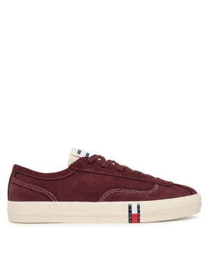 Tommy Jeans Sneakersy Archive Y2K EN0EN03135 Bordowy