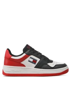 Tommy Jeans Sneakersy Basket Leather EM0EM01162 Kolorowy
