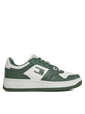 Tommy Jeans Sneakersy Basket Premium EM0EM01216 Zielony