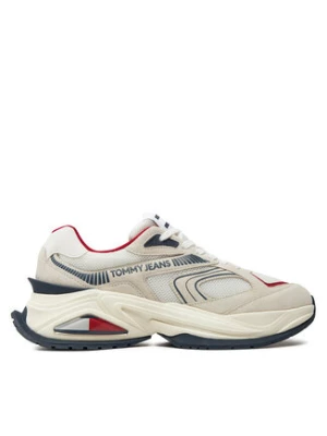 Tommy Jeans Sneakersy Confortable Runner EM0EM01416 Beżowy