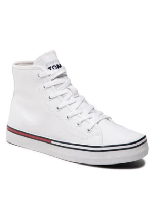 Tommy Jeans Sneakersy Essential Mid Wmn EN0EN01797 Biały