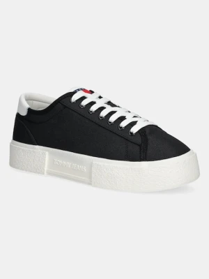 Tommy Jeans sneakersy FLATFORM CANVAS SNEAKER