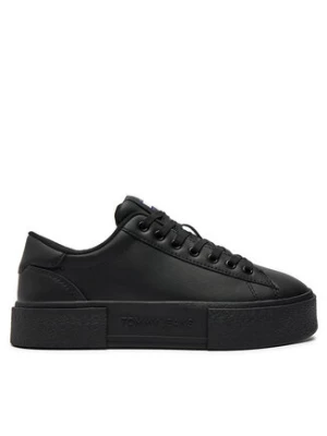 Tommy Jeans Sneakersy Foxing Flatform Sneaker EN0EN02567 Czarny