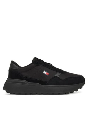 Tommy Jeans Sneakersy Modern Runner Mix EN0EN03100 Czarny