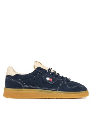 Tommy Jeans Sneakersy Mu The Greenwich Edge Suede EN0EN03050 Granatowy