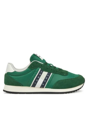 Tommy Jeans Sneakersy (New) Tjm Runner Casual Ess EM0EM01351 Zielony
