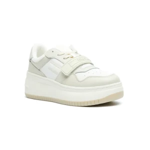 Tommy Jeans Sneakersy RETRO BASKET | z dodatkiem skóry