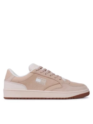 Tommy Jeans Sneakersy Retro Cupsole Suede EM0EM01161 Beżowy