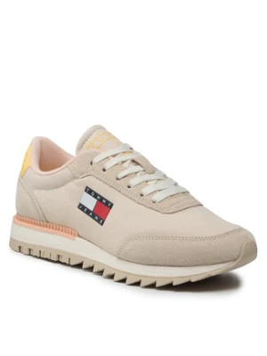 Tommy Jeans Sneakersy Retro Evolve Wmn EN0EN01737 Beżowy