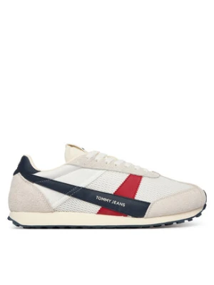 Tommy Jeans Sneakersy Retro Runner Archive Open Mesh EM0EM01715 Biały
