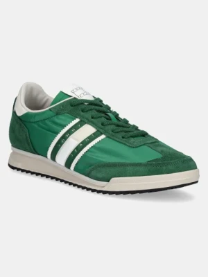 Zdjęcie produktu Tommy Jeans sneakersy RETRO RUNNER CLEATED kolor zielony EM0EM01527