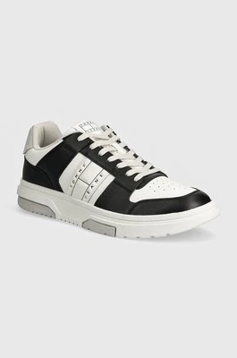 Tommy Jeans sneakersy skórzane THE BROOKLYN LEATHER kolor czarny EM0EM01429