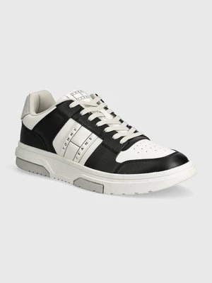 Tommy Jeans sneakersy skórzane THE BROOKLYN LEATHER kolor czarny EM0EM01429