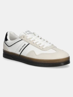 Tommy Jeans sneakersy skórzane THE GREENWICH LEATHER kolor biały EM0EM01524