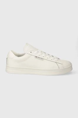 Tommy Jeans sneakersy skórzane TJM LEATHER LOW CUPSOLE kolor biały EM0EM01374