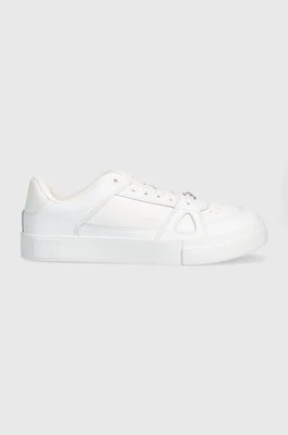 Tommy Jeans sneakersy skórzane TJM VULCANIZED FOXING FLAG kolor biały EM0EM01313