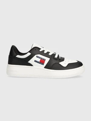 Zdjęcie produktu Tommy Jeans sneakersy skórzane TJW RETRO BASKET ESS kolor czarny EN0EN02505