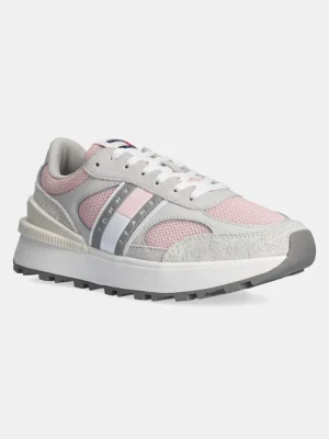 Tommy Jeans sneakersy TECH RUNNER kolor różowy EN0EN02743