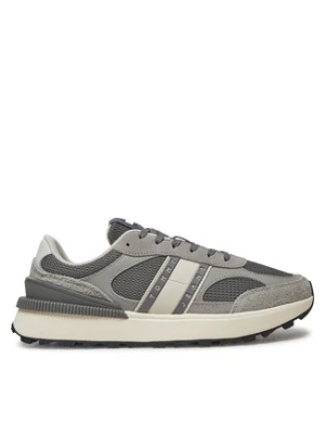 Tommy Jeans Sneakersy Technical Runner Ess EM0EM01537 Szary