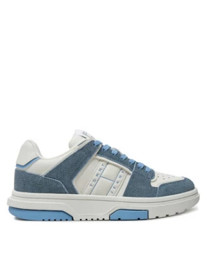 Tommy Jeans Sneakersy The Brooklyn Denim Leather EN0EN02578 Niebieski