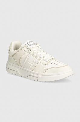 Tommy Jeans sneakersy THE BROOKLYN MIX MEDIA kolor biały EN0EN02577