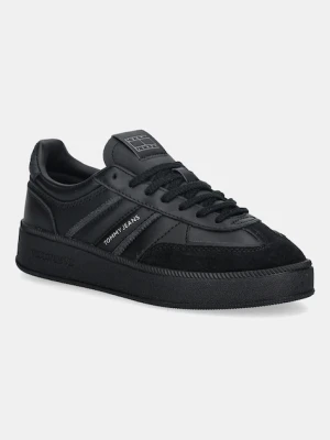 Tommy Jeans sneakersy THE GREENWICH EDGE FLATFORM damskie kolor czarny EN0EN02900
