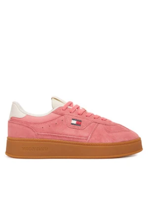 Tommy Jeans Sneakersy The Greenwich Edge Max Suede EN0EN02989 Różowy