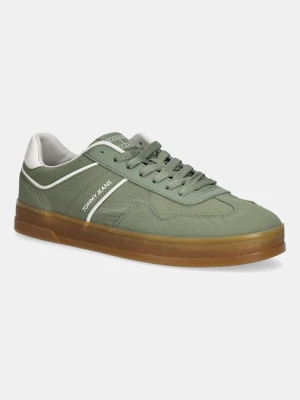 Tommy Jeans sneakersy THE GREENWICH MIX MEDIA męskie kolor zielony EM0EM01586