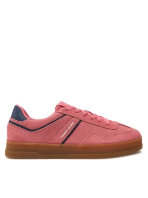 Tommy Jeans Sneakersy The Greenwich Suede EN0EN02696 Różowy