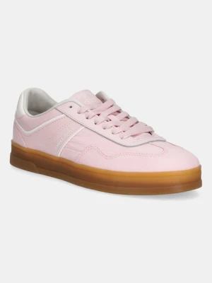 Tommy Jeans sneakersy THE GREENWICH TEXTILE damskie kolor różowy EN0EN02805