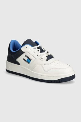 Tommy Jeans sneakersy TJM BASKET LEATHER kolor biały EM0EM01434