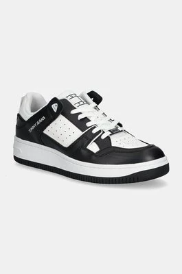 Tommy Jeans sneakersy TJM BASKET RETRO CUPSOLE WL kolor czarny EM0EM01464